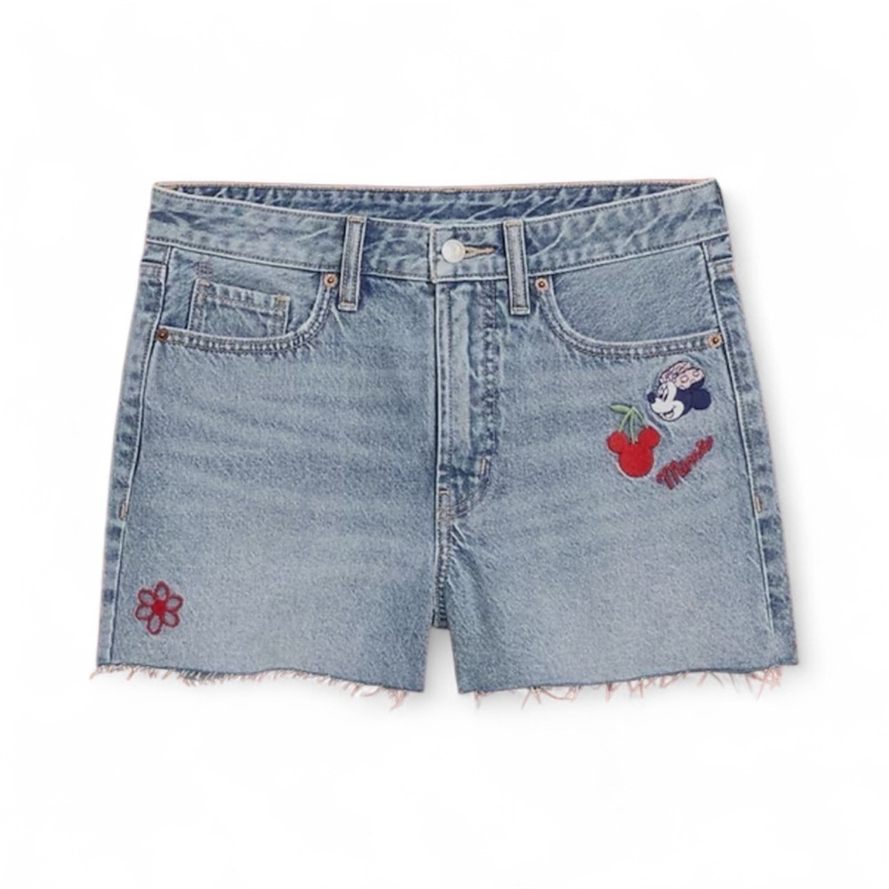 Old Navy x Disney High-Waisted OG Jean Cut-Off Shorts Size 10 NWT